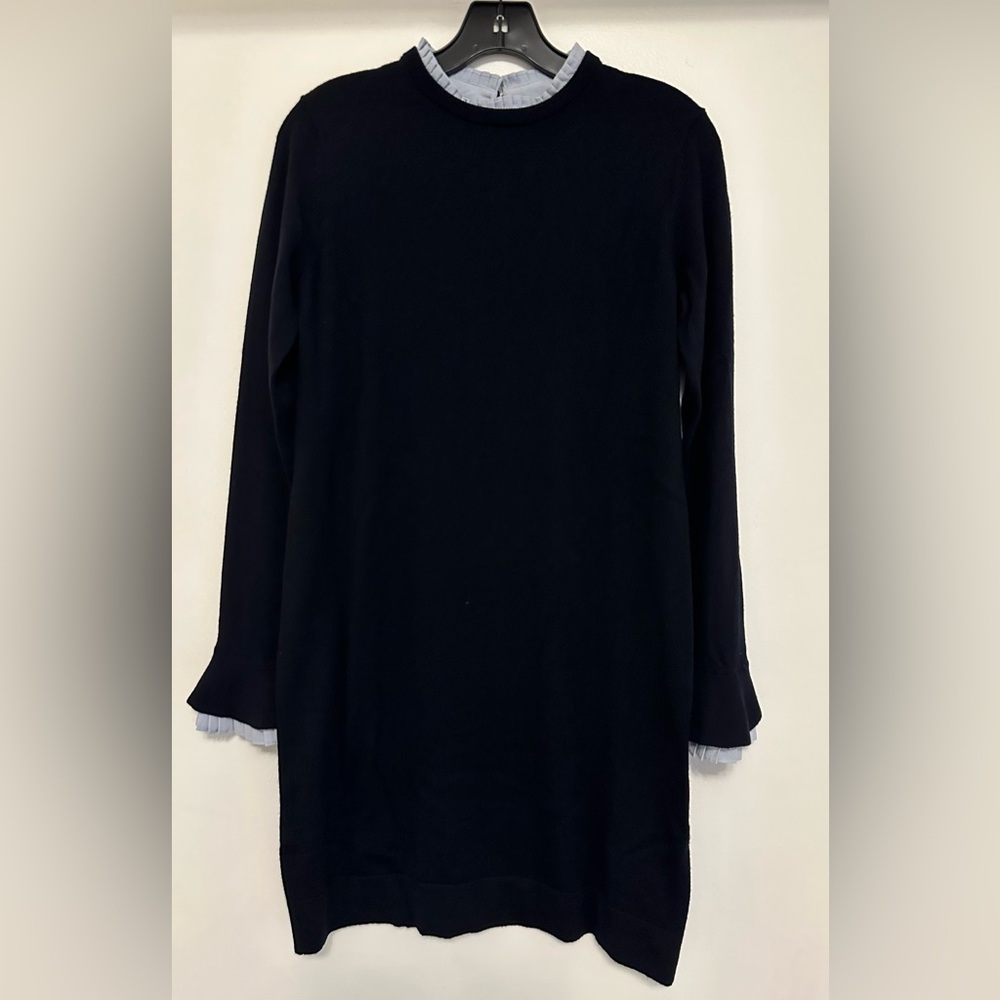 Club Monaco Navy Wool Sweater Dress, Medium